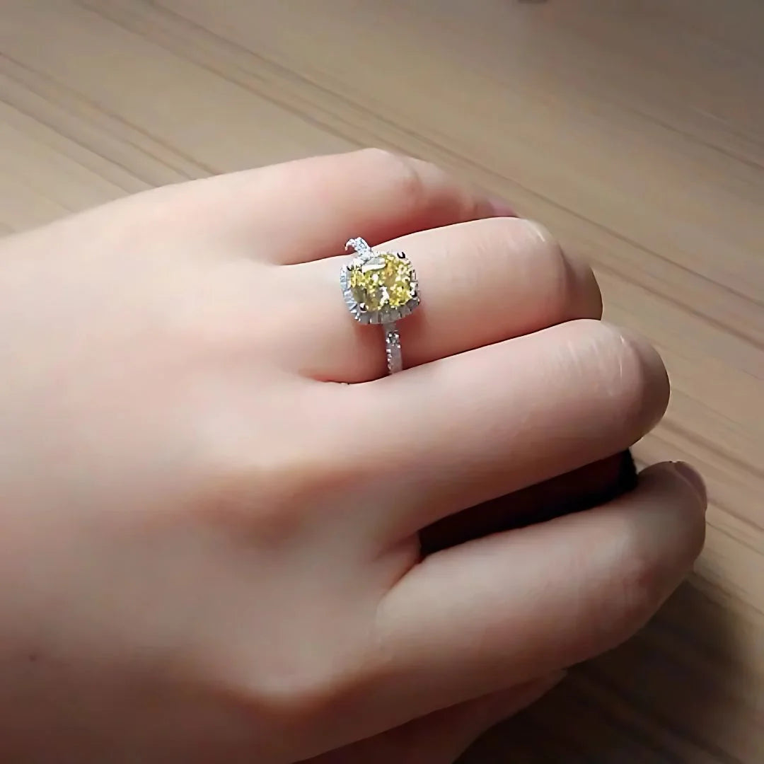 November Citrine Birthstone Ring