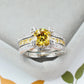 November Citrine Birthstone Ring