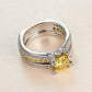 November Citrine Birthstone Ring