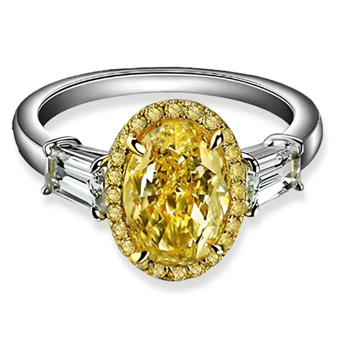 November Citrine Birthstone Ring