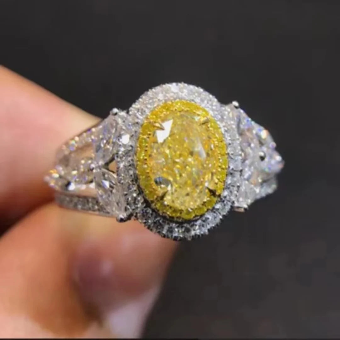November Citrine Birthstone Ring