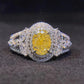 November Citrine Birthstone Ring