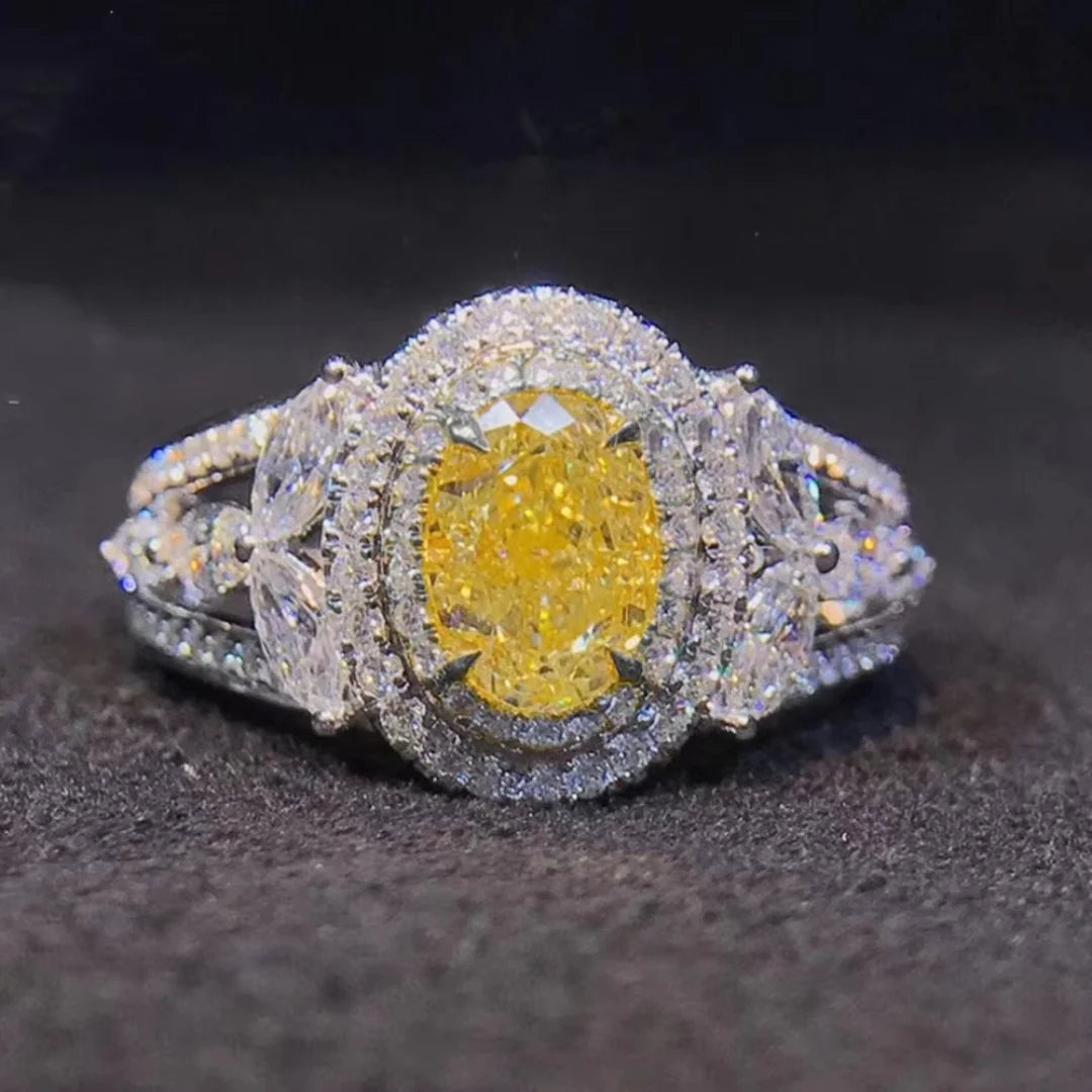 November Citrine Birthstone Ring