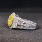November Citrine Birthstone Ring