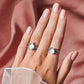 June Oval Moonstone Birthstone Ring