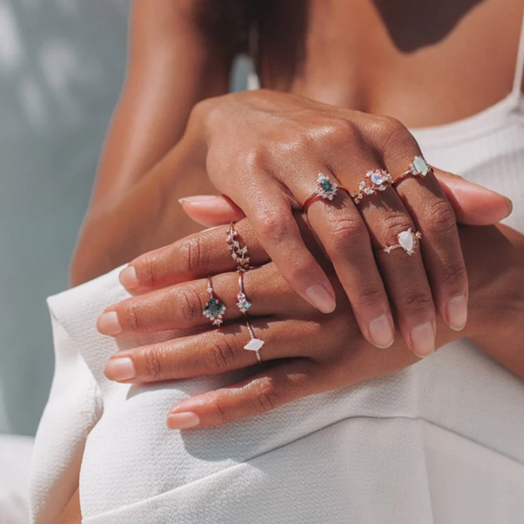 Diane Moonstone Ring