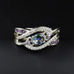 June Alexandrite Halo Ring