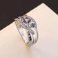 June Alexandrite Halo Ring