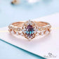 June Alexandrite Stacking Ring