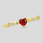 January Garnet Alluring Birthstone Ring