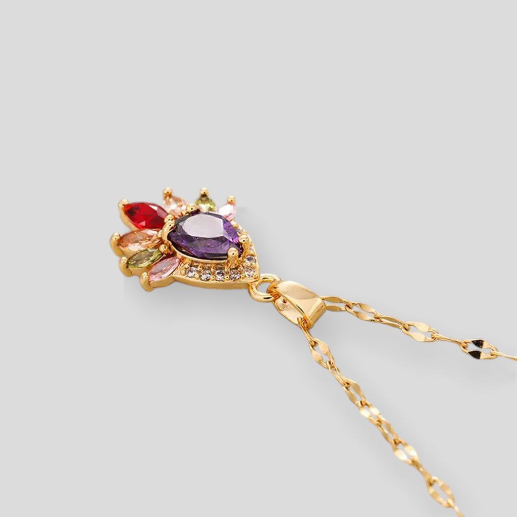 February Amethyst Birthstone Necklace
