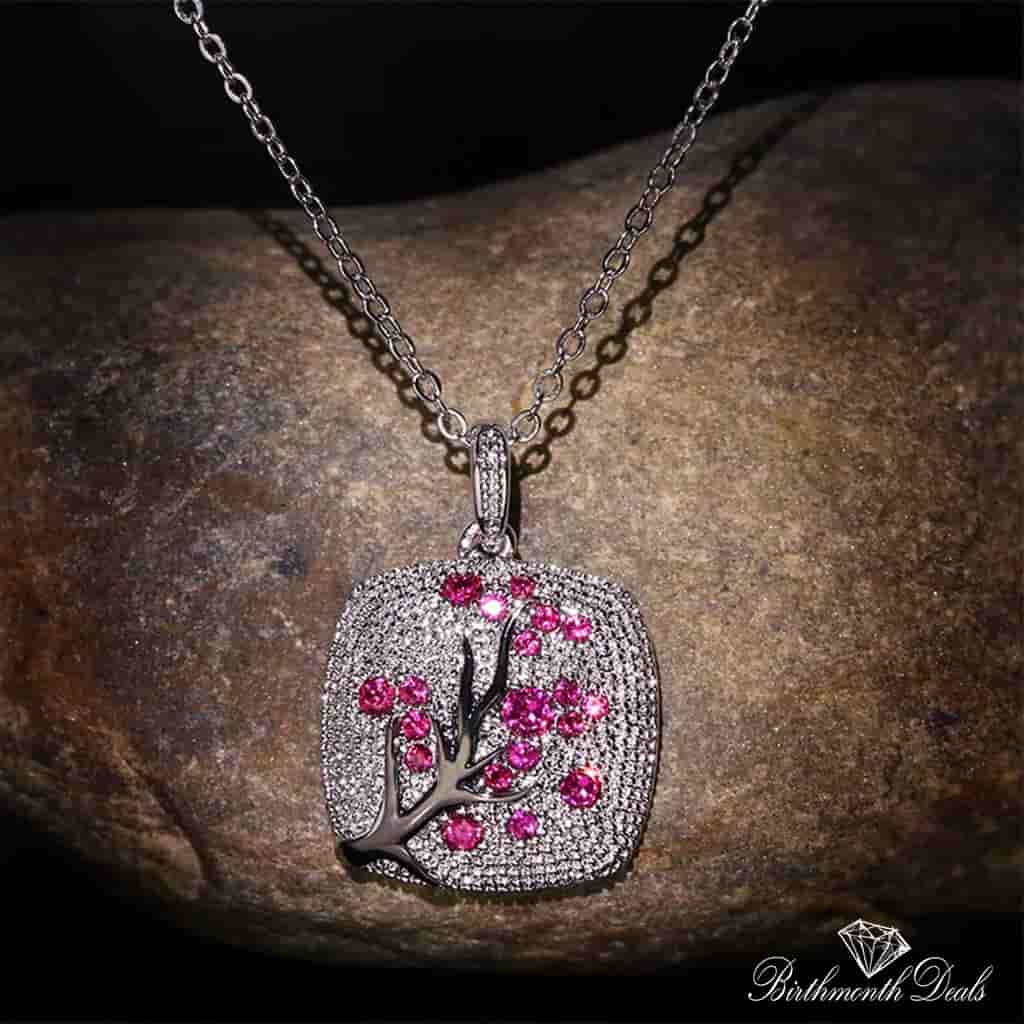July Ruby Necklace - Birthmonth Deals
