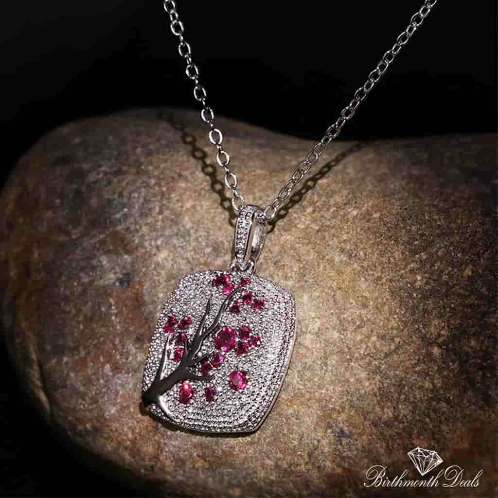 July Ruby Necklace - Birthmonth Deals