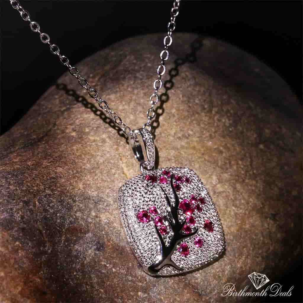 July Ruby Necklace - Birthmonth Deals