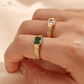June Alexandrite Birthstone Ring - Birthmonth Deals