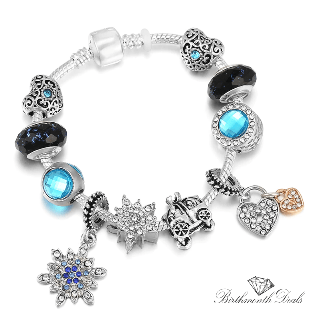 December Zircon Birthstone Bracelet - Birthmonth Deals