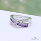 February Amethyst Birthstone Ring - Birthmonth Deals