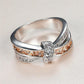 November Birthstone Citrine Bow-Tie Ring - Birthmonth Deals
