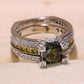 August Peridot Birthstone Ring - Birthmonth Deals