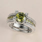 August Peridot Birthstone Ring - Birthmonth Deals
