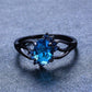 March Aquamarine Birthstone Ring - Birthmonth Deals
