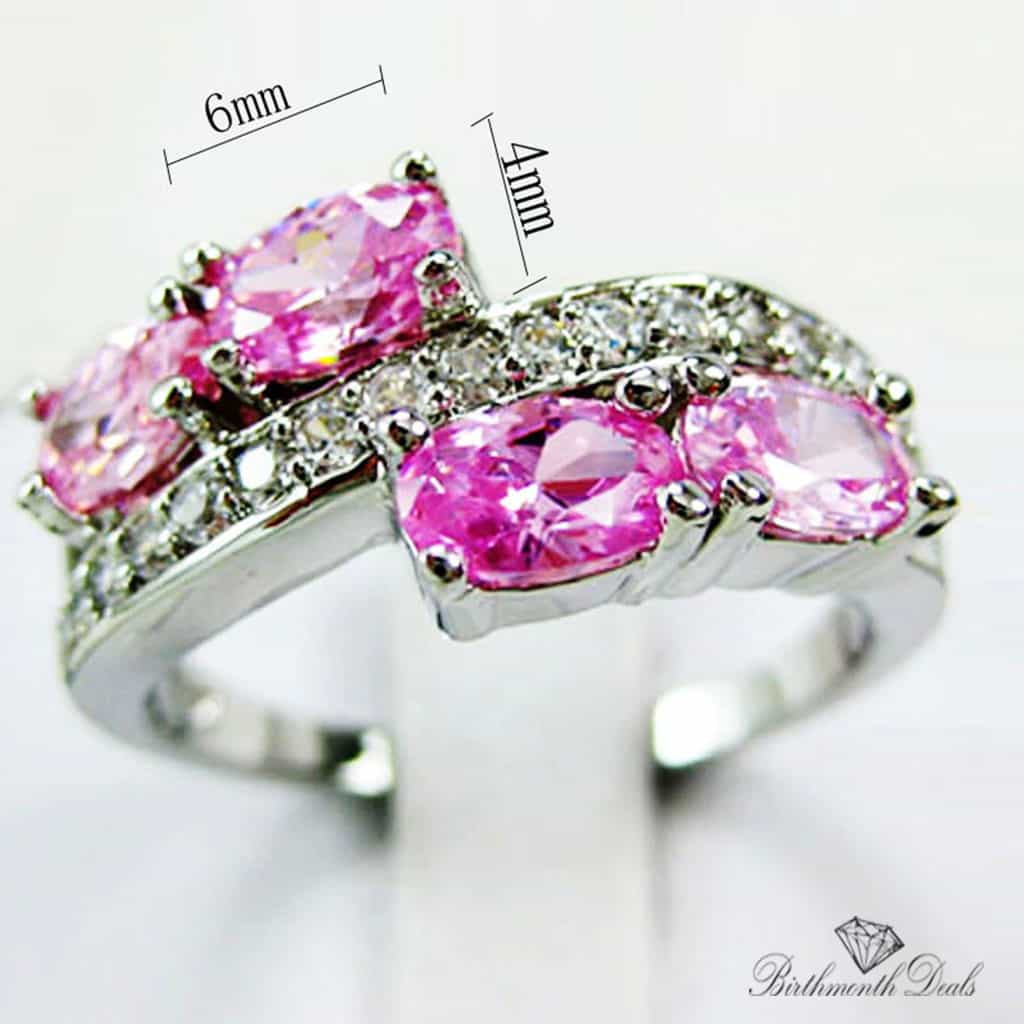 June Alexandrite Birthstone Ring - Birthmonth Deals