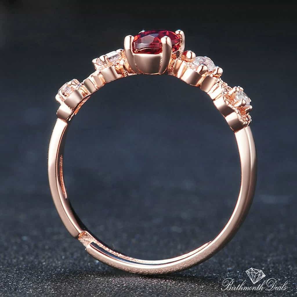 July Ruby Birthstone Ring - Birthmonth Deals