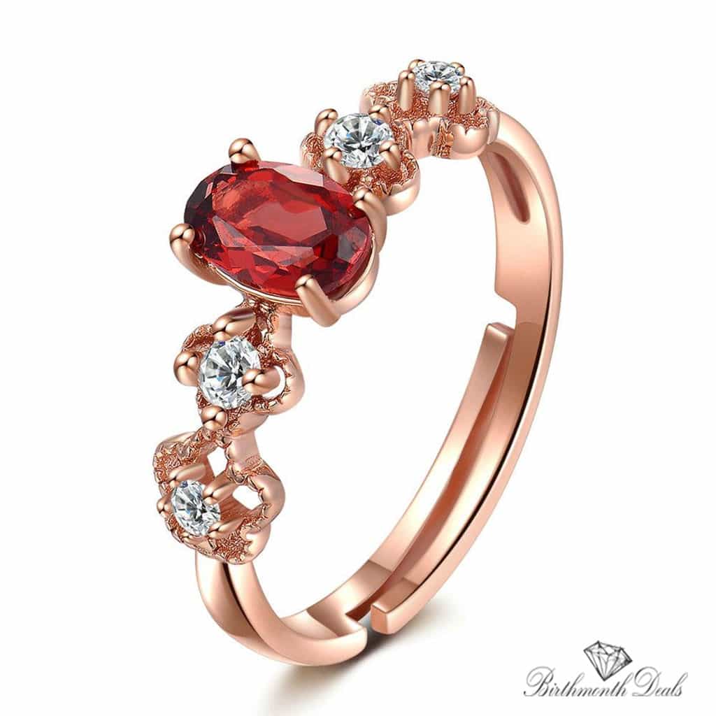 July Ruby Birthstone Ring - Birthmonth Deals