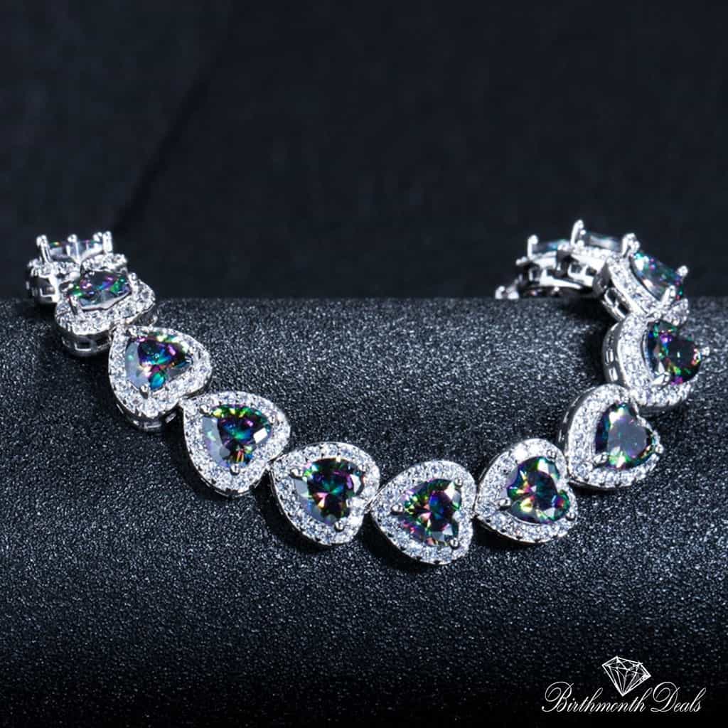 June Alexandrite Birthstone Bracelet - Birthmonth Deals