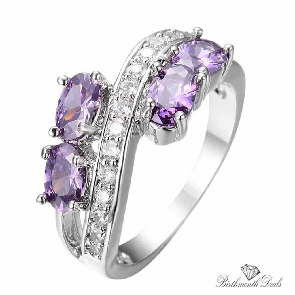 June Alexandrite Birthstone Ring - Birthmonth Deals